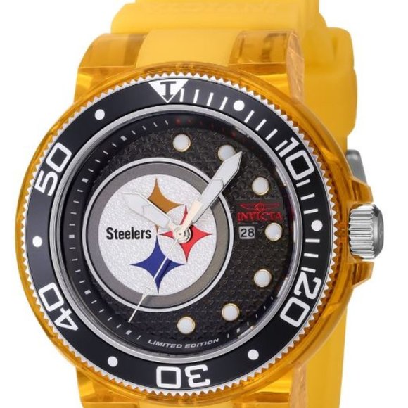 Invicta NFL Pittsburgh Steelers Limited Edition Men's Watch 51.5mm Silic… - Picture 1 of 5